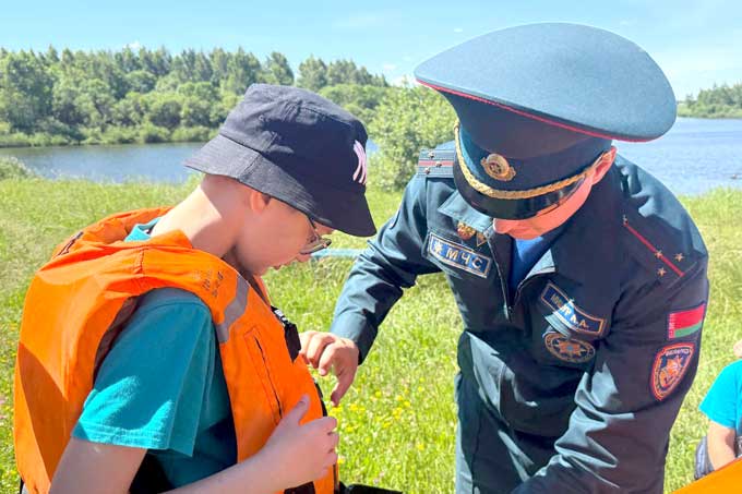 Какой урок для ребят из лагеря «Перезагрузка» провели спасатели