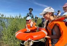 Какой урок для ребят из лагеря «Перезагрузка» провели спасатели.