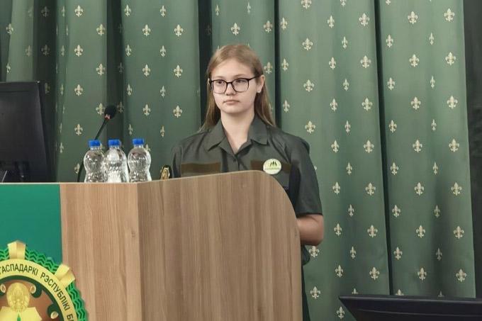 Ходосовчанка стала лучшей на республиканском конкурсе «Квітней, мой лес!»