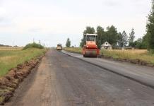 ДРСУ-174 на автодороге Кричев — Ходосы — Курманово ведёт укладку асфальта ДРСУ-174 на автодороге Кричев — Ходосы — Курманово ведёт укладку асфальта