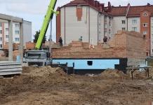 В Мстиславле продолжается строительство современного детского сада В Мстиславле продолжается строительство современного детского сада