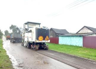 Дорожники завершили ремонт улицы Садовой в агрогородке Мазолово