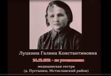 Галина Луцкина: жизнь, отданная спасению людей Галина Луцкина: жизнь, отданная спасению людей