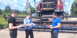 В Мстиславском районе проверяют готовность техники к уборочной кампании.