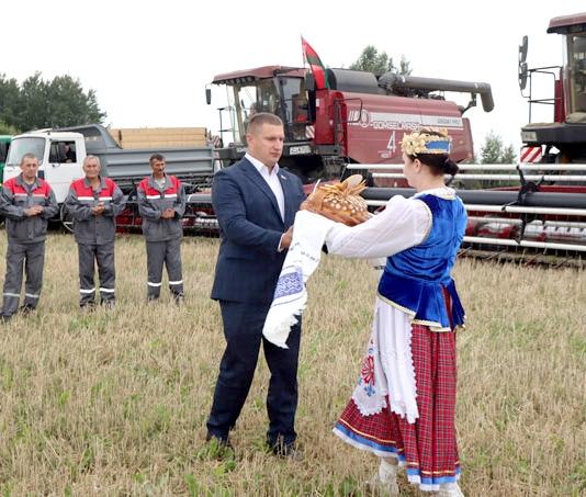 Каравай от губернатора. Могилёвщина взяла миллионный рубеж на хлебной ниве