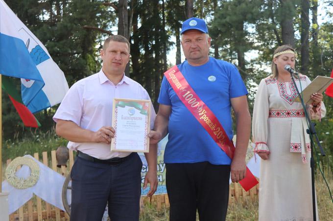Первый водитель-тысячник на мстиславской жатве
