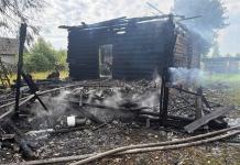 Пожар в Мстиславском районе: огонь уничтожил жилой дом