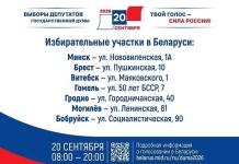Граждане России смогут проголосовать на выборах в Госдуму в Беларуси