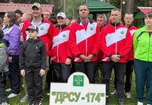 Работники ДРСУ №174 приняли участие в семейно-спортивном празднике КУП «Могилевоблдорстрой»