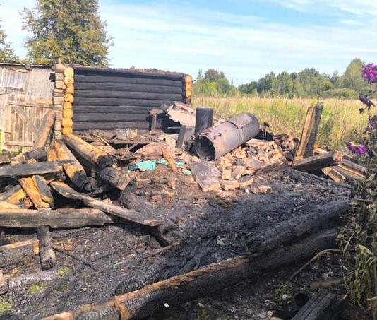 В агрогородке Курманово произошёл пожар.