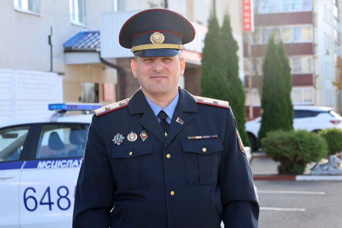 0V5A5483 Мстиславский милиционер стал лучшим сотрудником уголовного розыска Беларуси.